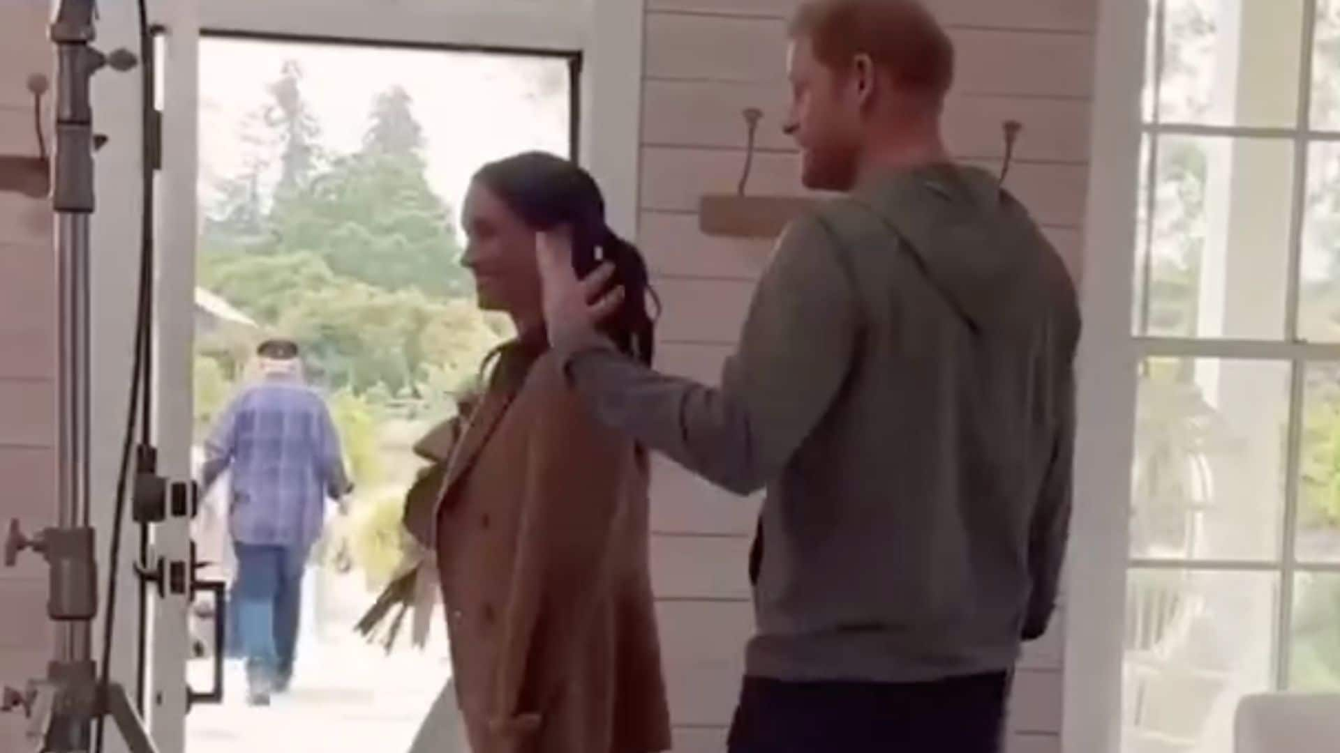 Meghan Markle shares behind-the-scenes footage—featuring Prince Harry—on Instagram