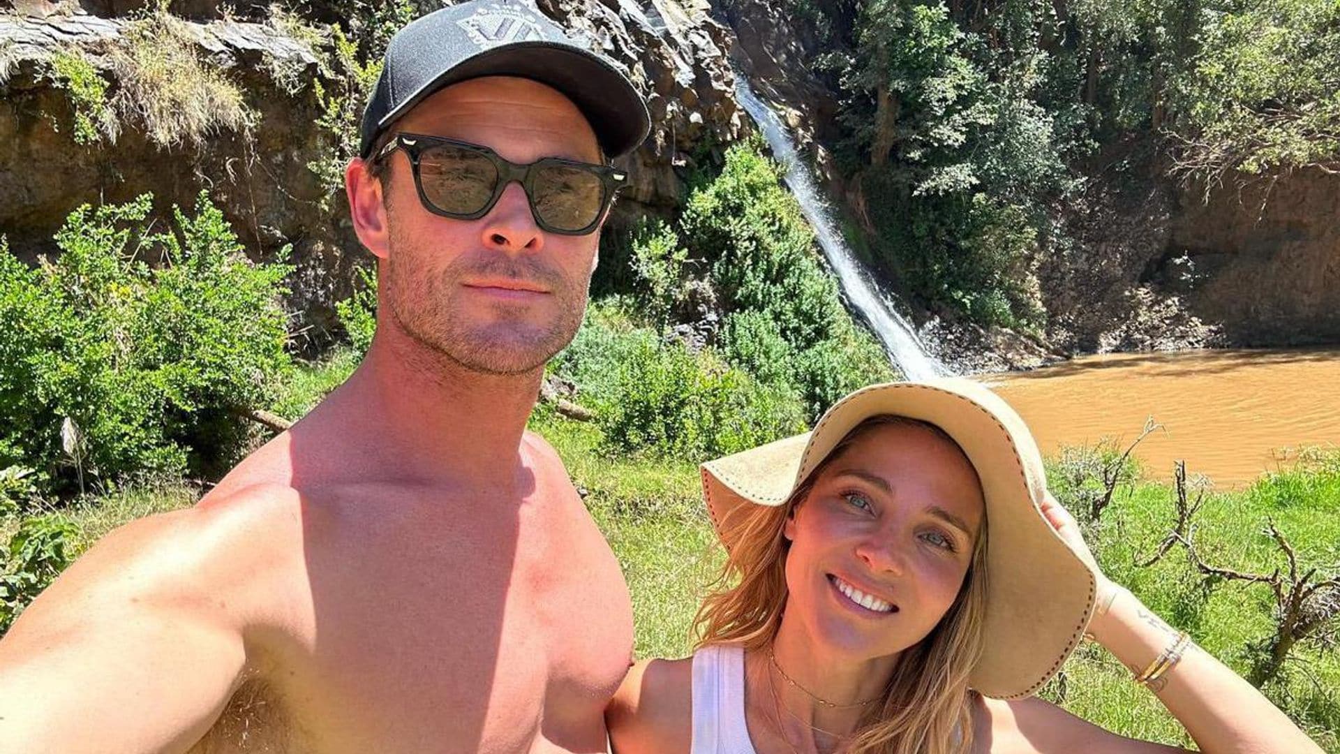 Elsa Pataky, Chris Hemsworth y su familia, de safari en Kenia