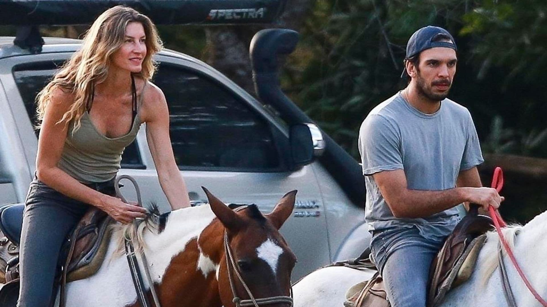 Gisele Bündchen is back in Costa Rica with her trainer Joaquim Valente