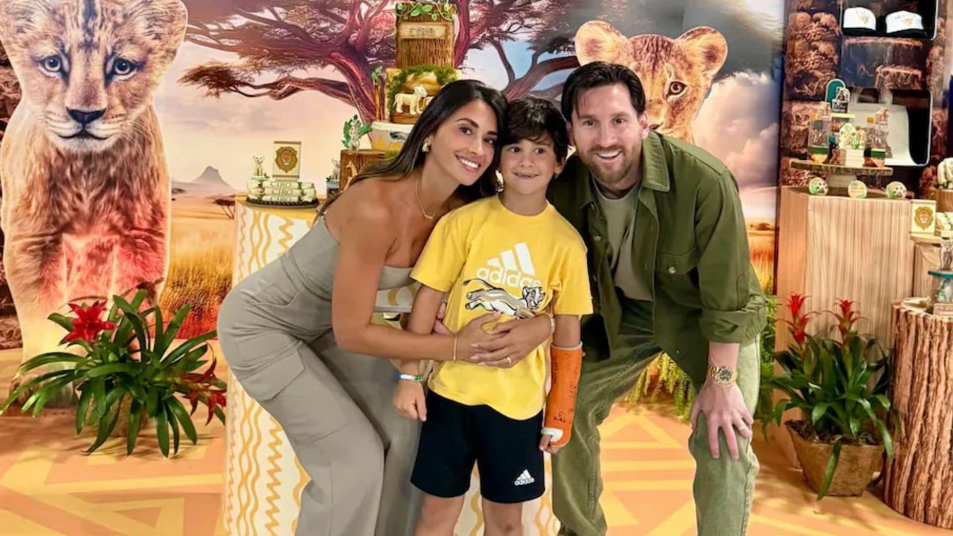 Antonela Roccuzzo shares details about Ciro's birthday, the youngest member of the Messi family