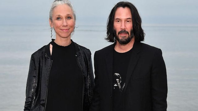 Keanu Reeves girlfriend Alexandra Grant embracing grey hair