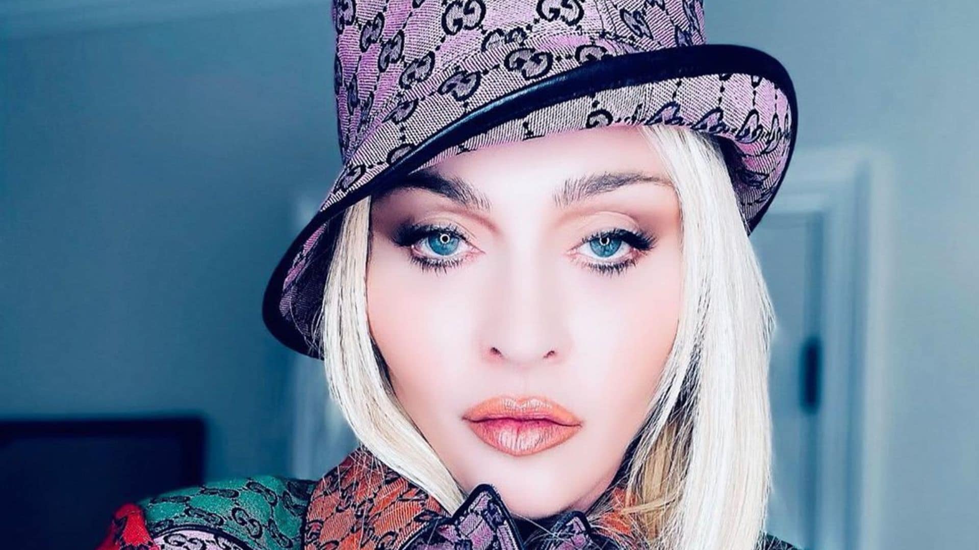 Madonna proves she drinks out of the fountain of youth in a colorful Gucci outfit