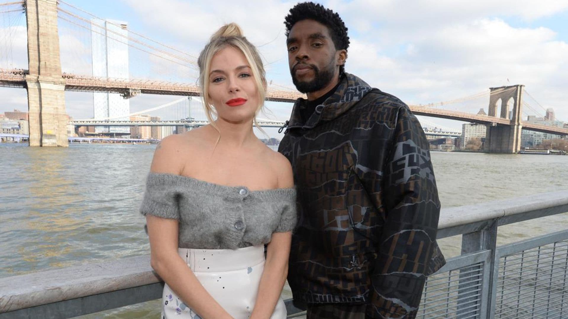 Sienna Miller reveals Chadwick Boseman took a salary cut so she could be fairly compensated