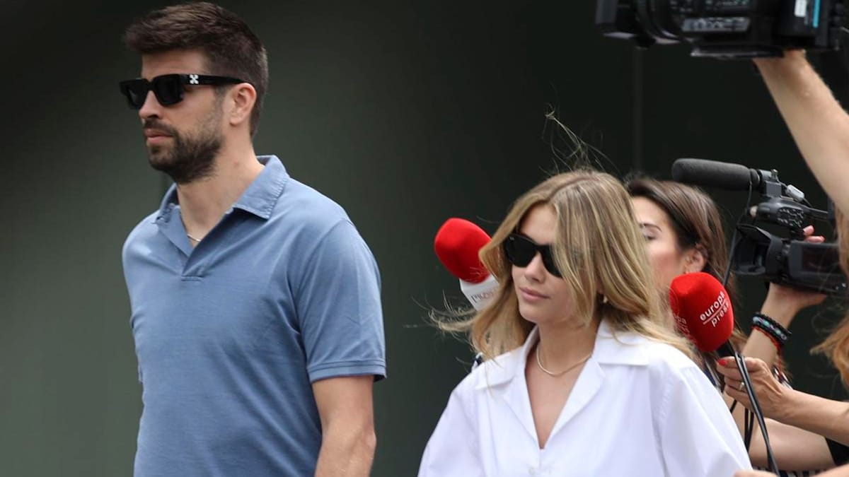 Piqué and Clara Chía confront paparazzo in court