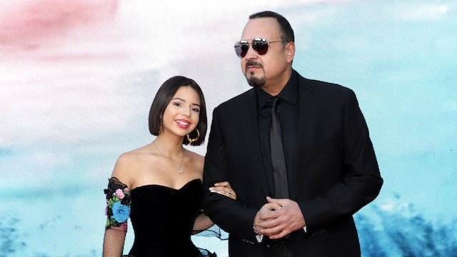 Angela Aguilar and Pepe Aguilar attend the 19th annual Latin GRAMMY Awards at MGM Grand Garden Arena on November 15, 2018, in Las Vegas, Nevada. 