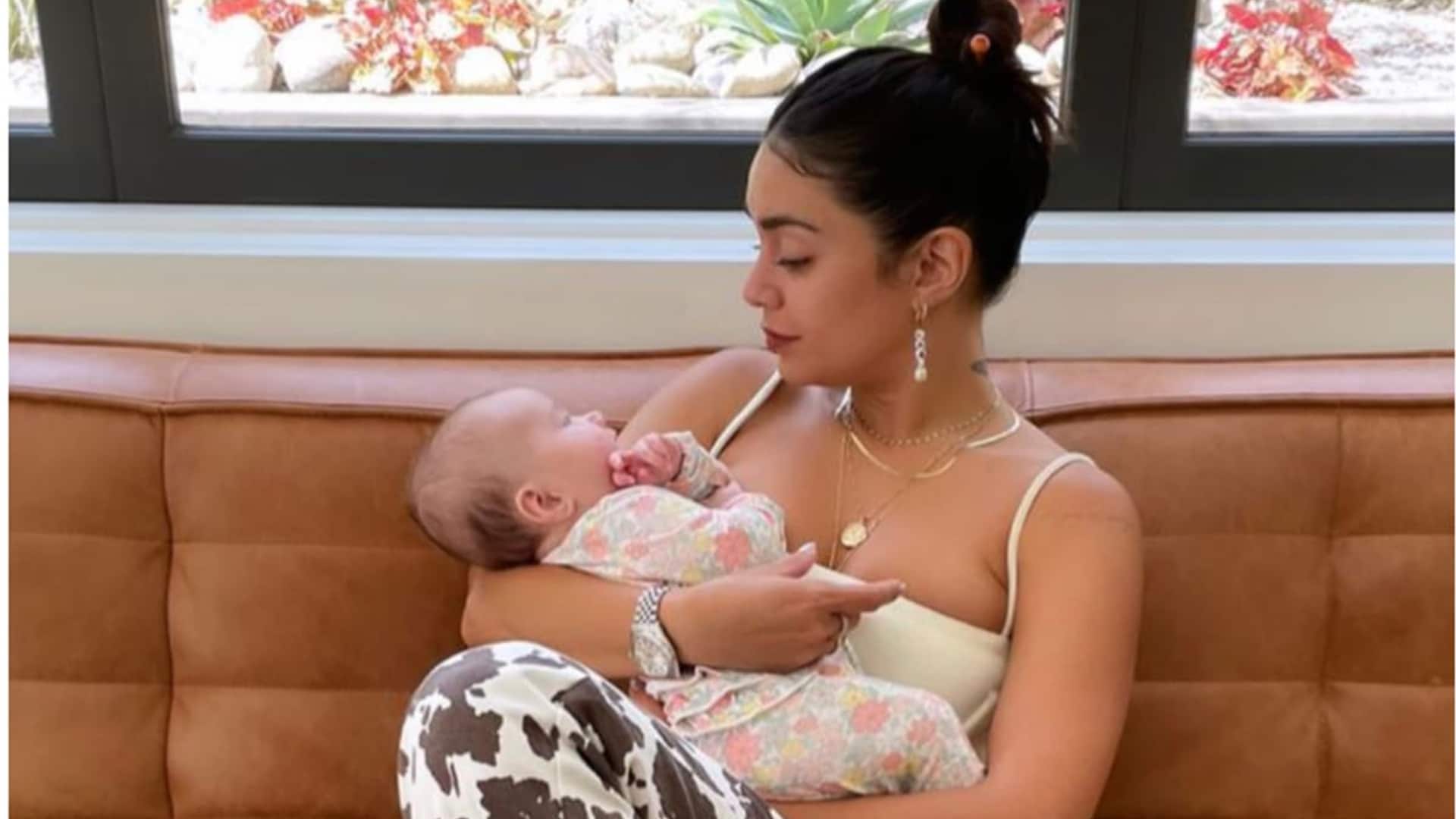 Vanessa Hudgens meets Ashley Tisdale's 2-month-old daughter Jupiter
