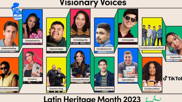 TikTok honors the Latino community with 'Visionary Voices List'