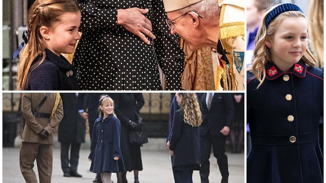 Every must-see photos of the royal kids from Prince Philip's memorial service