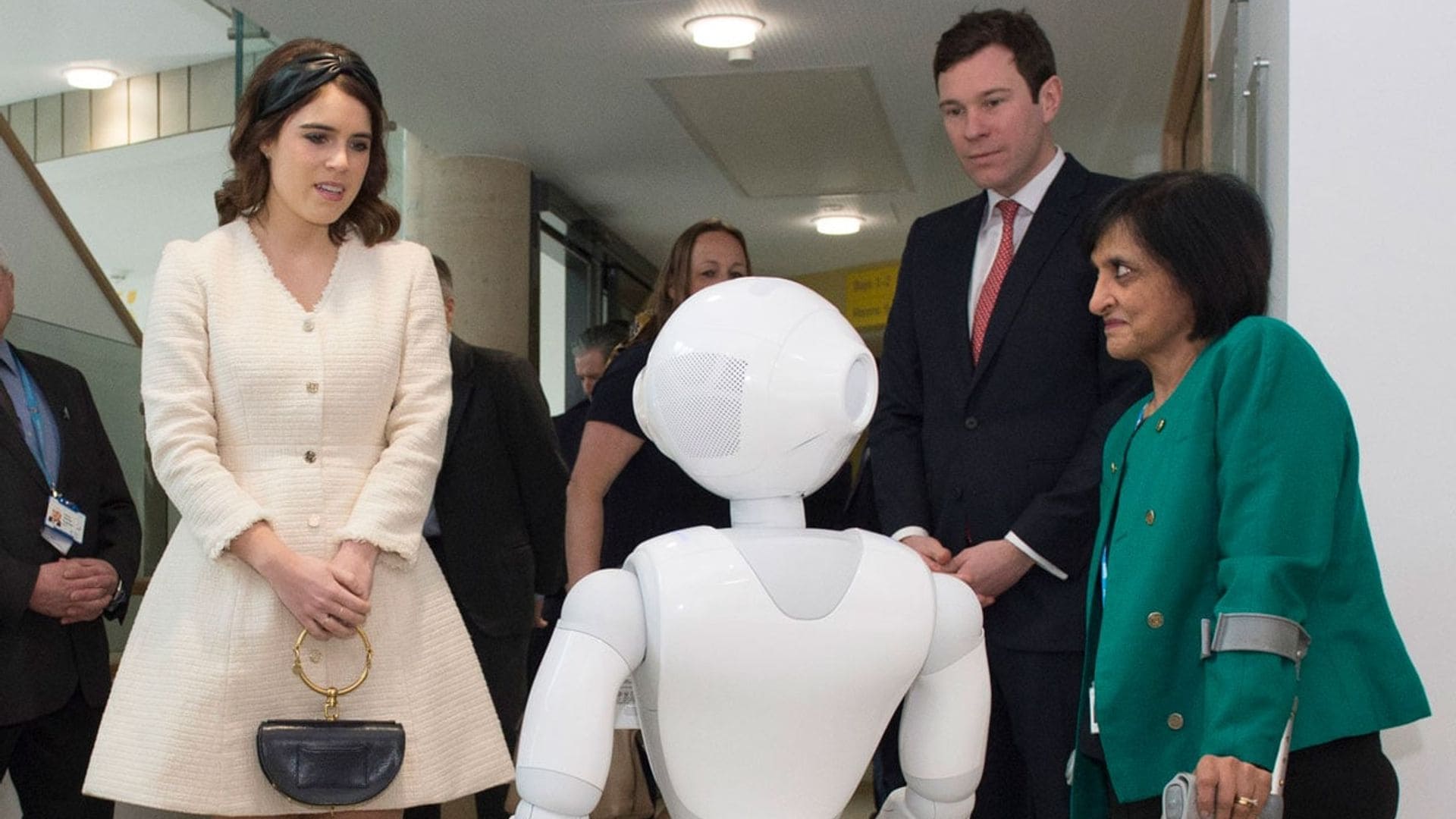 Princess Eugenie and Jack Brooksbank step out to their first royal engagement as a married couple