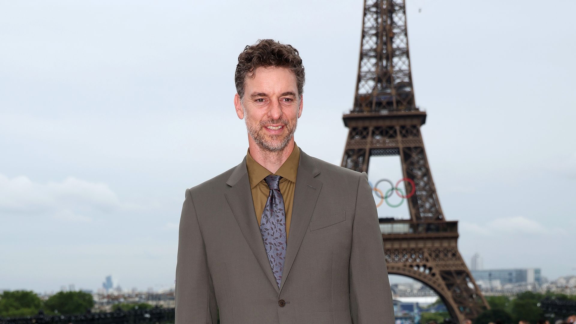 Former basketball player Pau Gasol attends the red carpet ahead of the opening ceremony of the Olympic Games Paris 2024 on July 26, 2024 in Paris, France. (Photo by Matthew Stockman/Getty Images)