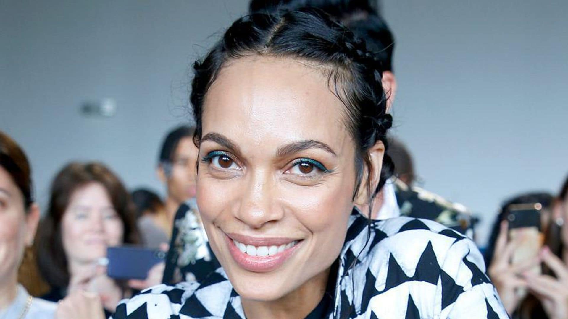 Rosario Dawson dances and lives her best life on the runway at her NYFW show
