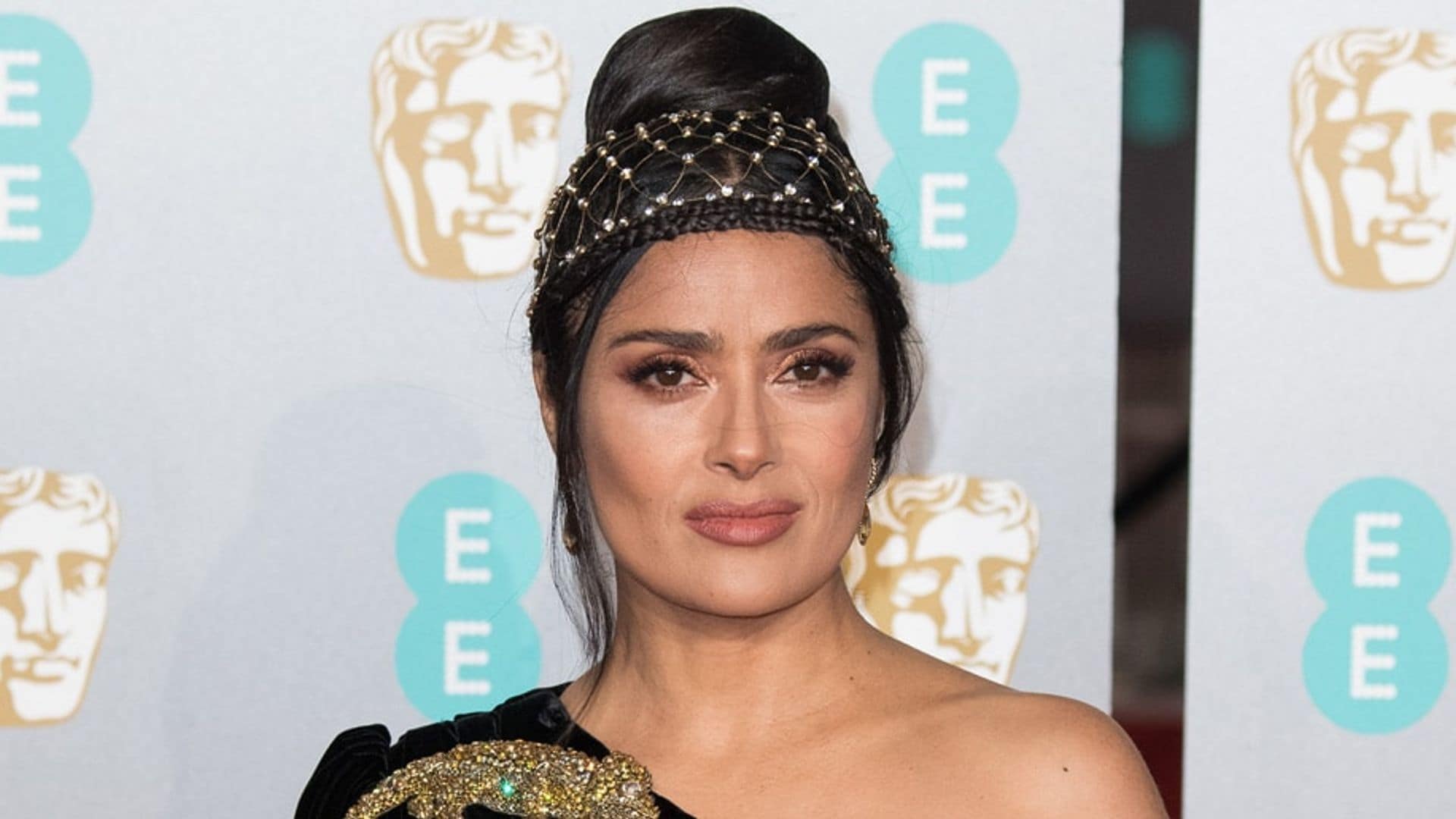 Recreate Salma Hayek's stunning 'vintage vamp' makeup look from the BAFTAs