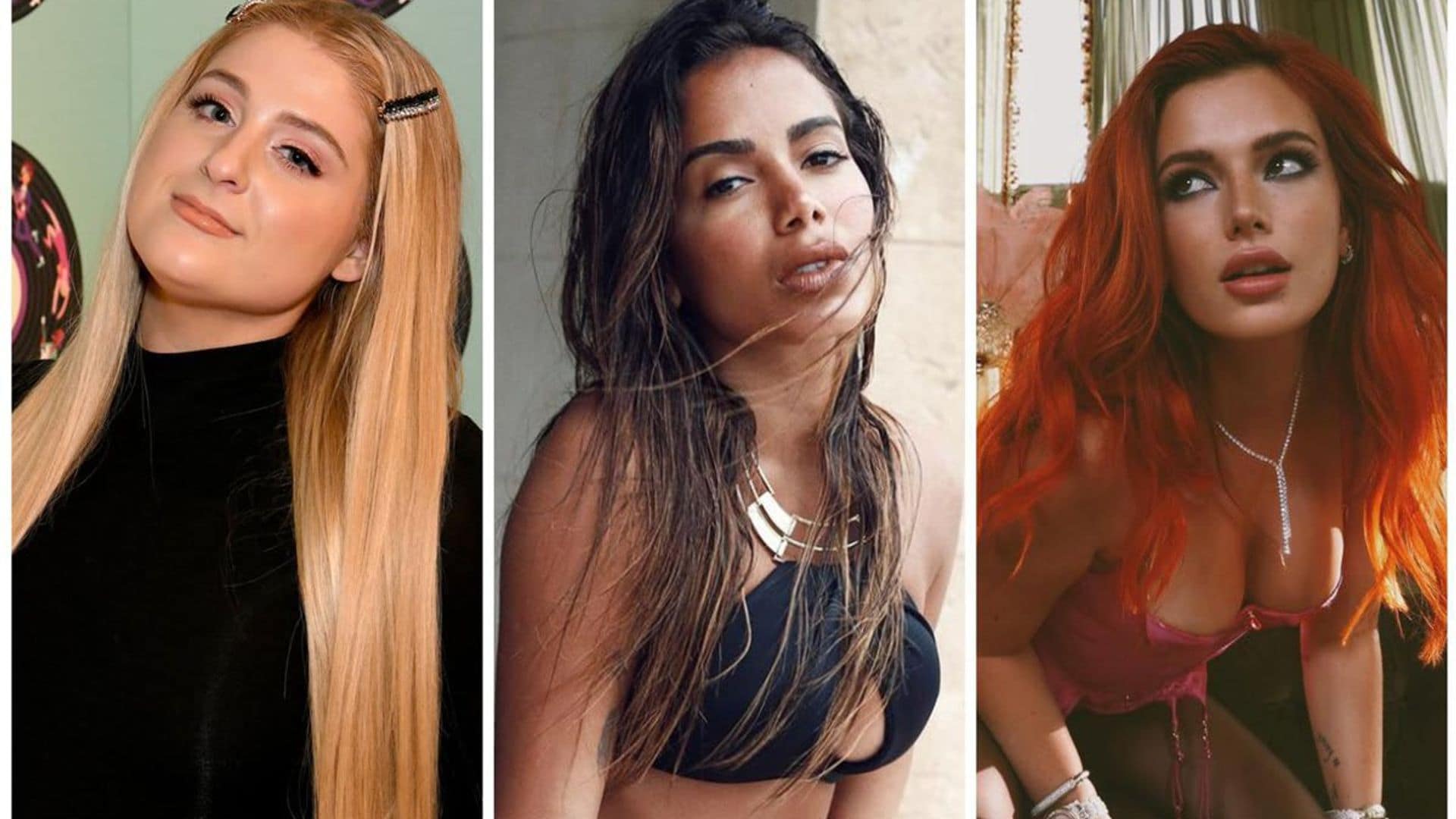 Anitta, Bella Thorne, and Meghan Trainor have a NSFW conservation