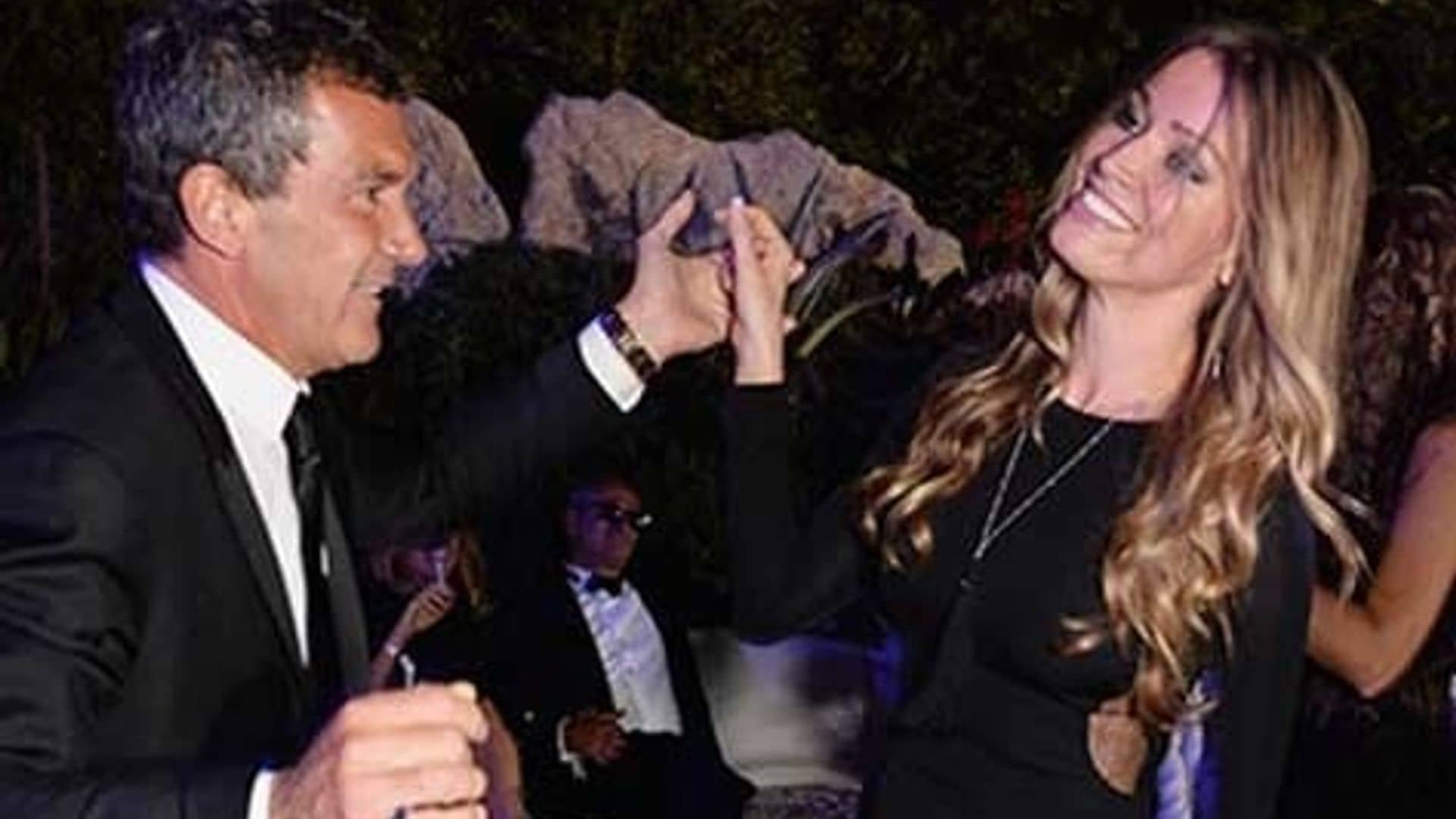 Antonio Banderas and new girlfriend Nicole Kempel spotted together in Spain