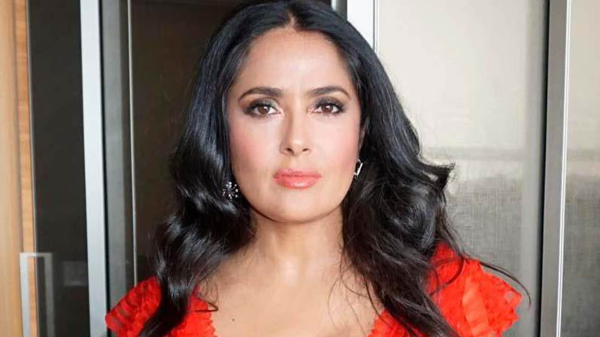 Salma Hayek talks about her lip injections fail