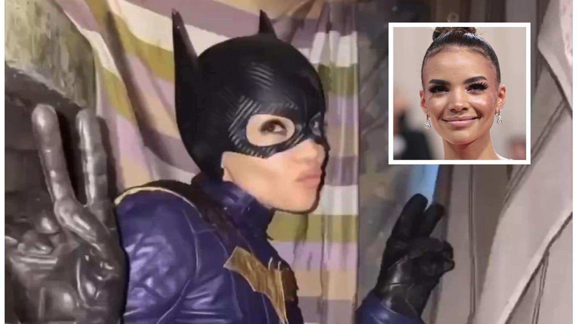 Leslie Grace shares a peek at Batgirl’s costume among other never-seen-before videos and snaps