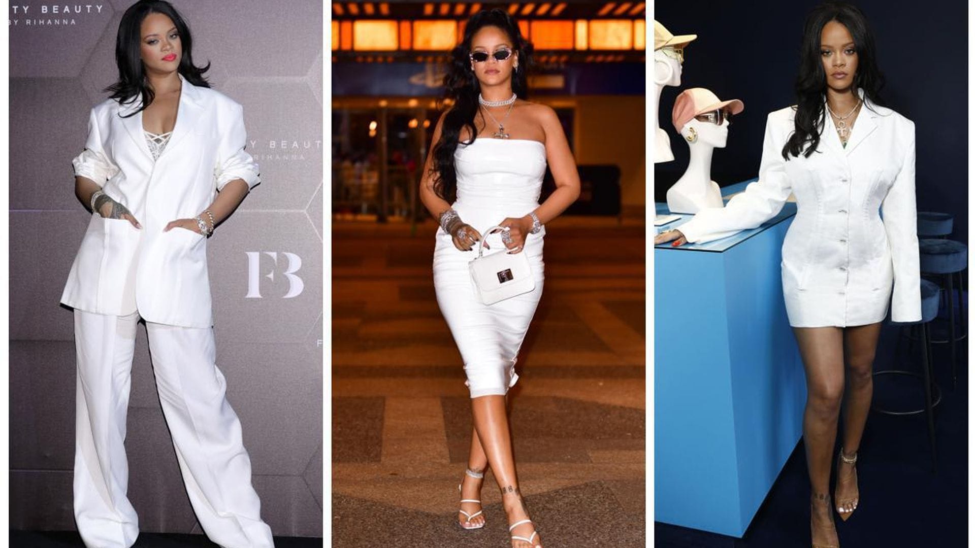 Rihanna’s favorite monochrome outfits