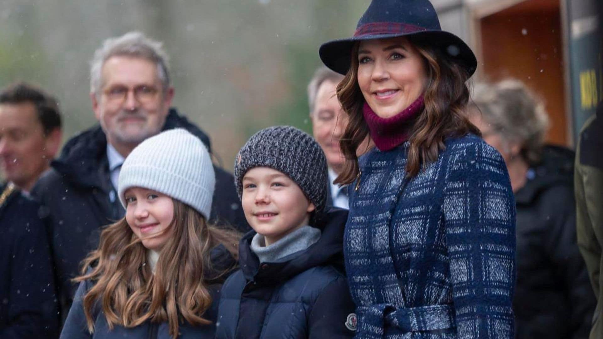 Crown Princess Mary heads to Australia with her twins