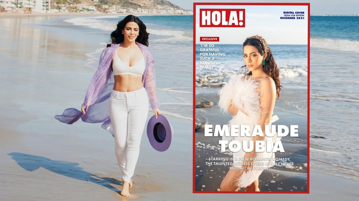 Emeraude Toubia BTS Digital Cover HOLA! USA