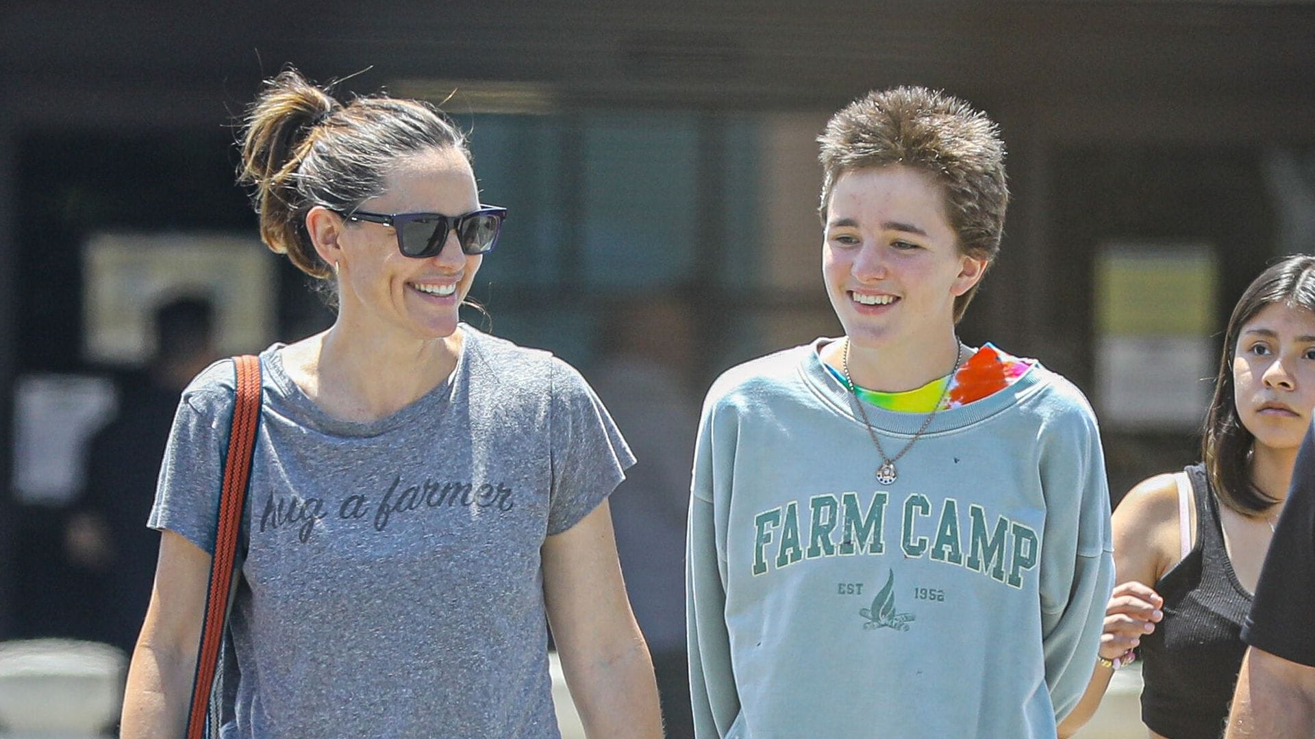 Jennifer Garner and Fin Affleck