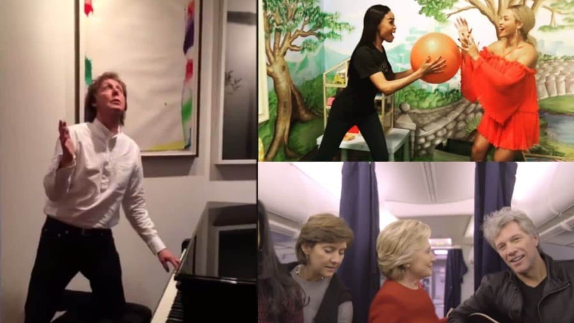 Michelle Obama, Hillary Clinton and more celebrities having fun with the Mannequin Challenge