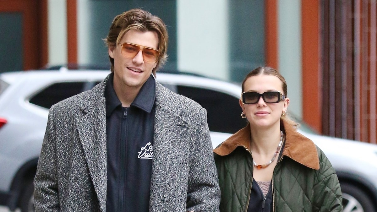 Millie Bobby Brown and Jake Bongiovi's first Christmas as a married couple