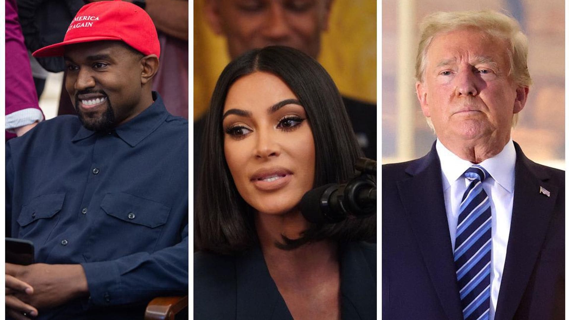 Kim Kardashian, Kanye West, Donald Trump