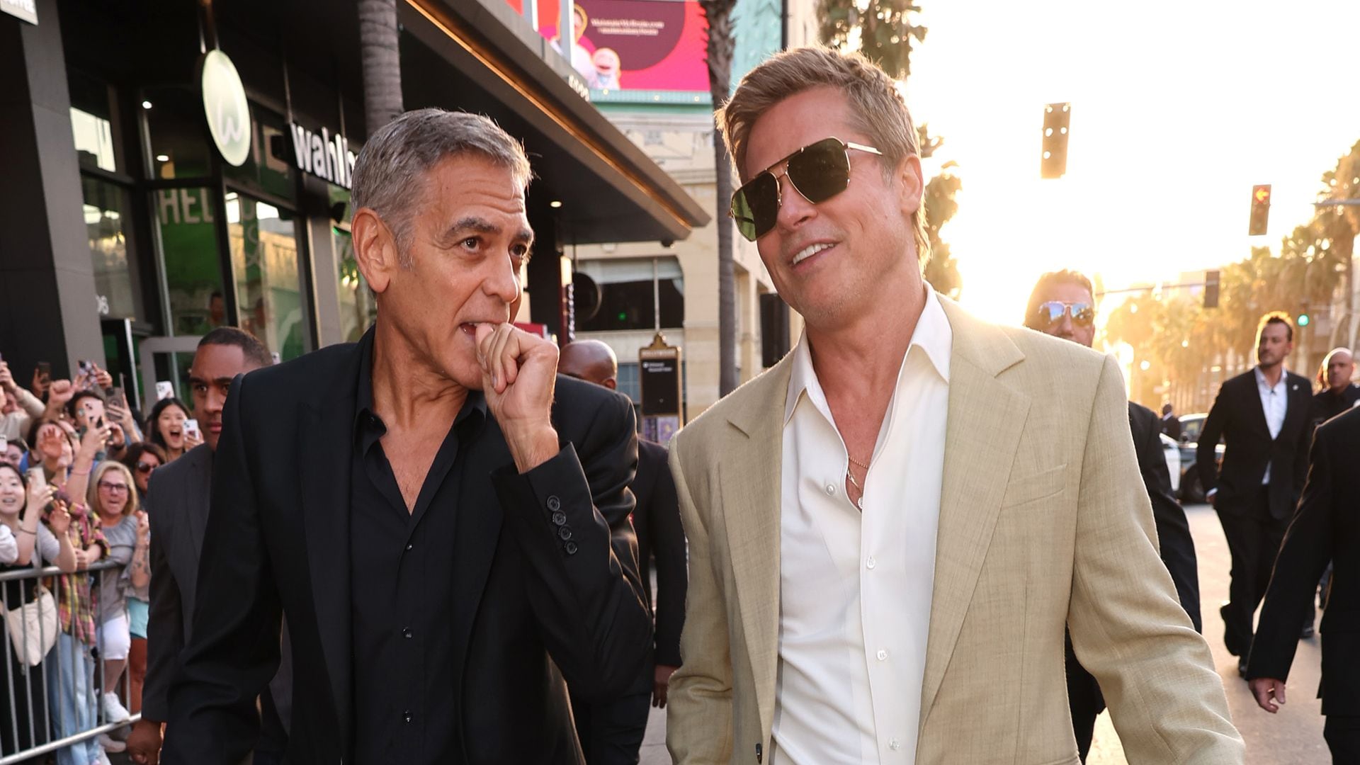 George Clooney is reportedly encouraging Brad Pitt to move out of the United States