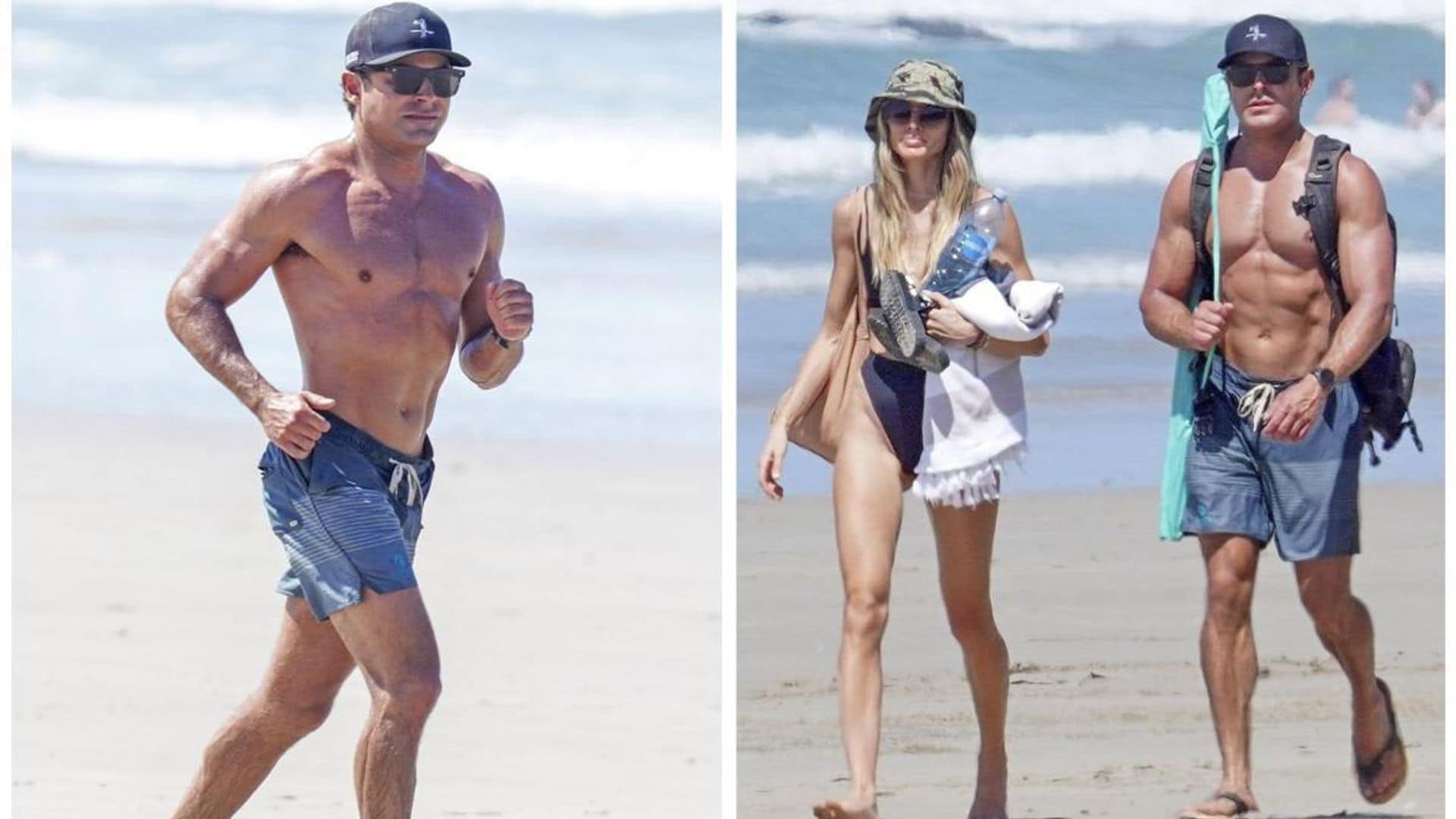 Shirtless Zac Efron Shows Off His Chiseled Body At The Beach In Costa Rica