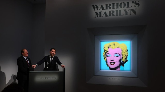Christie's Announces Auction Of Andy Warhol's Legendary Shot Sage Blue Marilyn