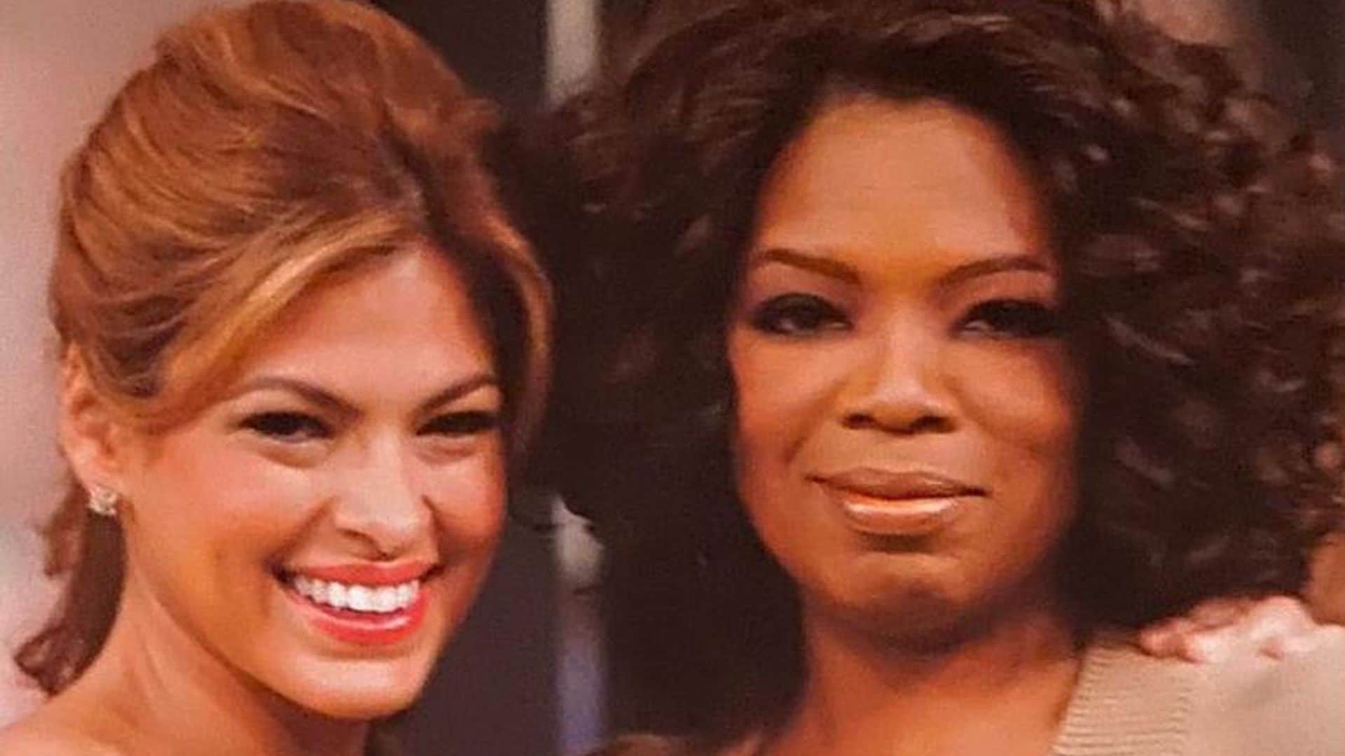 Eva Mendes reveals she was ‘so nervous’ the night before she met Oprah