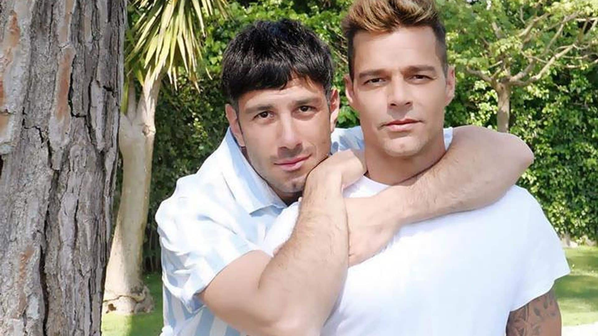 Ricky Martin y Jwan Yosef muy enamorados