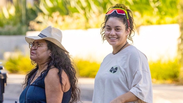 Vanessa Hudgens was photographed leaving the hospital with her baby on July 3 