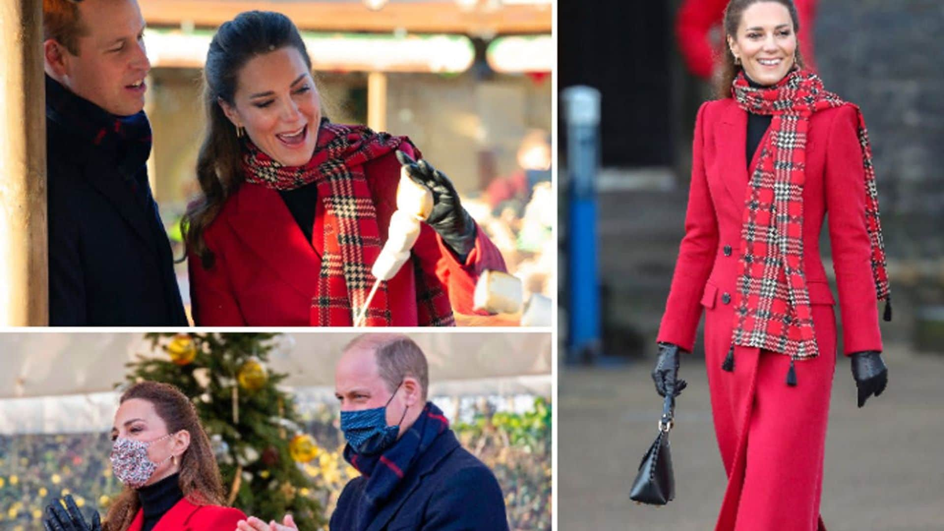 William and Kate play secret Santa, visit castle, plus more highlights from their royal train tour