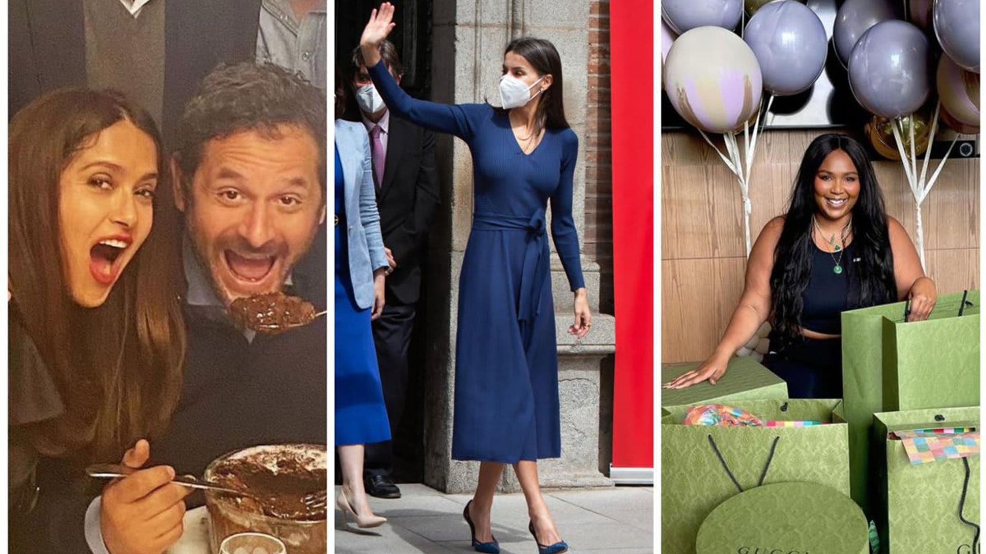 Salma Hayek eats insane cake in Rome and more star photos from Oscars week