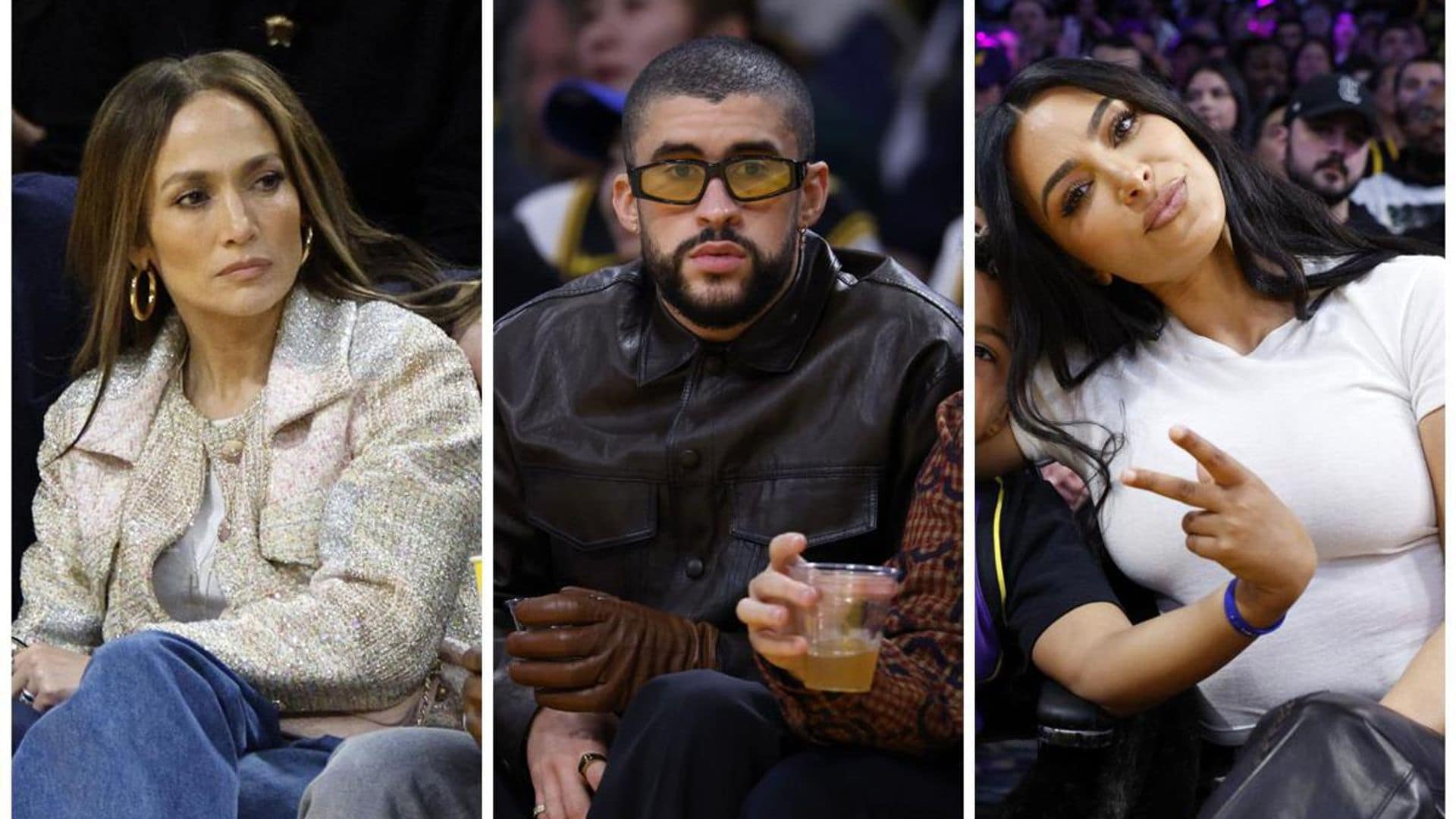 From JLo to Bad Bunny: Celebrities flock to Los Angeles Lakers vs. Golden State Warriors game