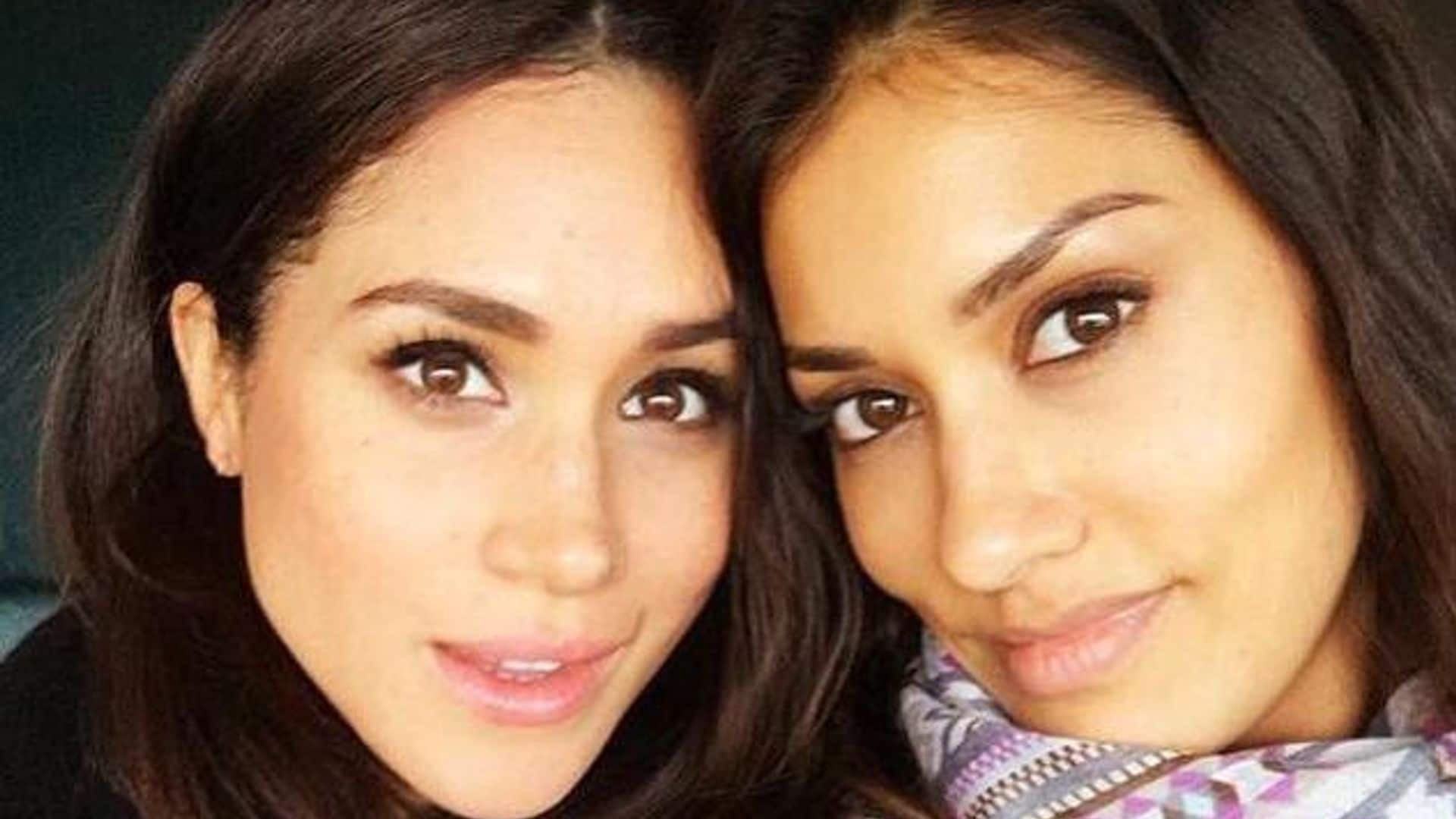 Meghan Markle’s friend Janina Gavankar reacts to claims that the royal couple’s Christmas card is photoshopped