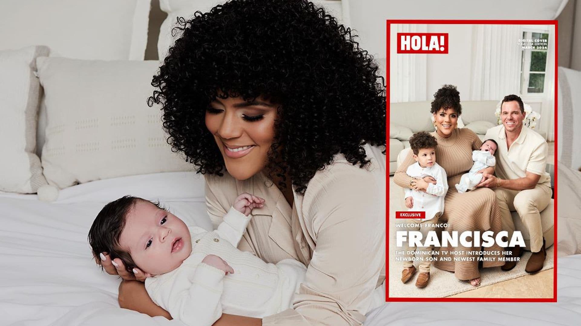 Welcome, Franco! Francisca introduces her newborn son and newest family member