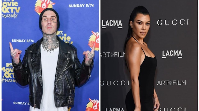 Travis Barker and Kourtney Kardashian