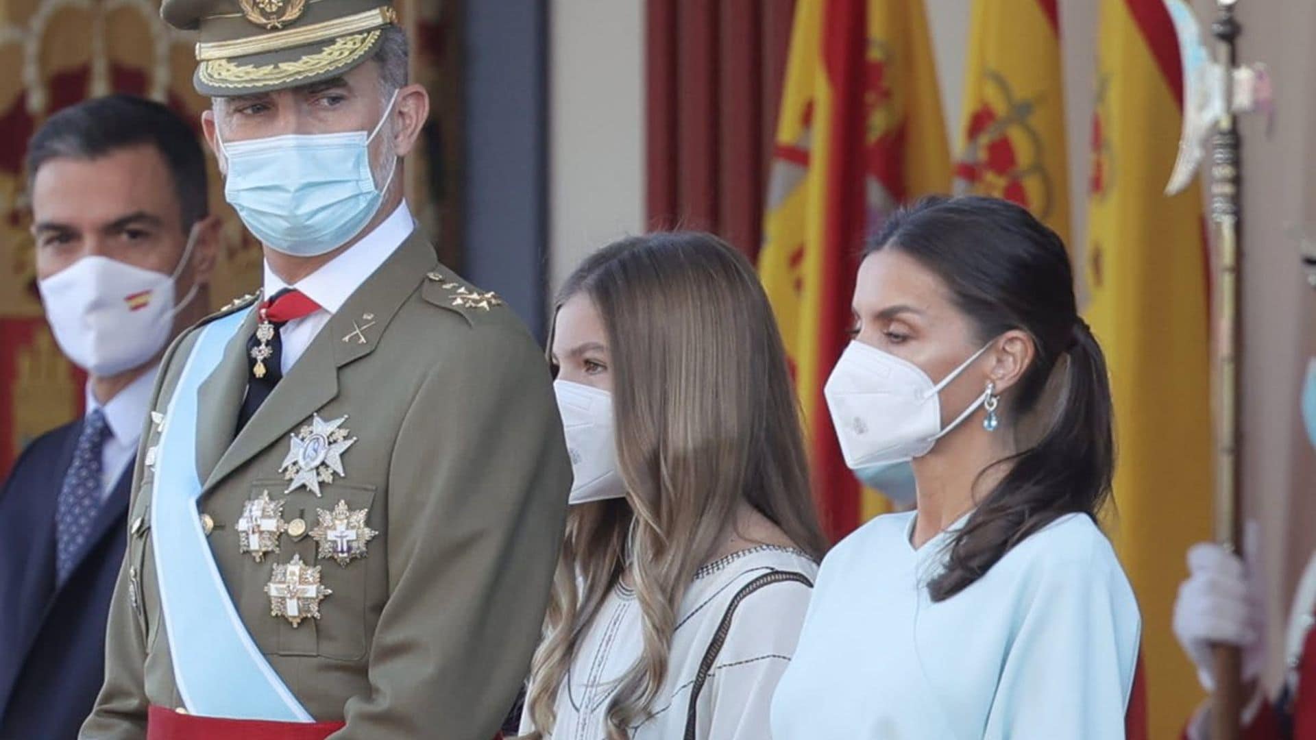 Spanish royal family celebrates National Day without Princess Leonor
