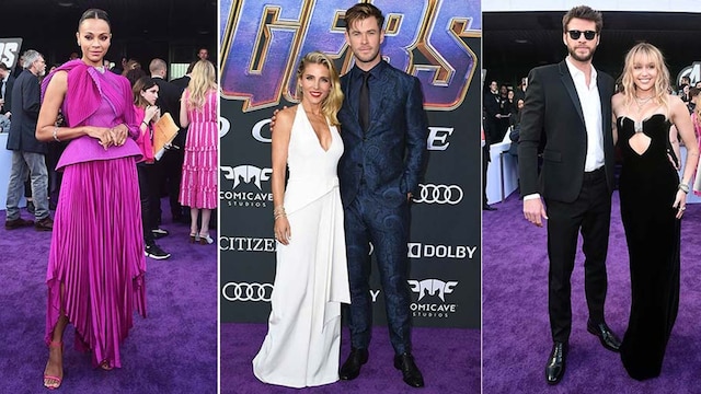 Avengers Endgame red carpet