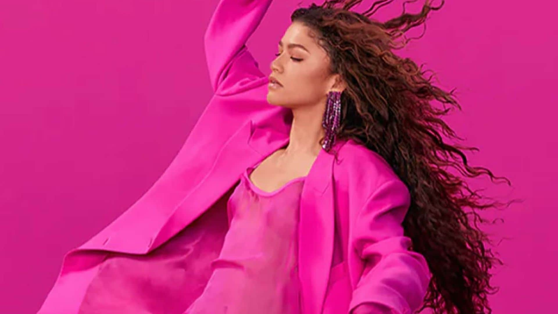 Zendaya channels ‘Barbie’ aesthetic posing in all-pink ensemble for Valentino