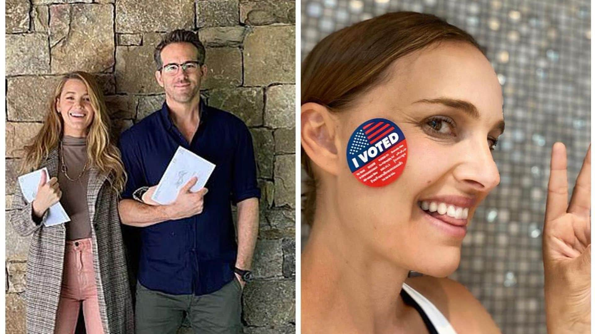 Ryan Reynolds, Blake Lively, and more top celebrity voting photos