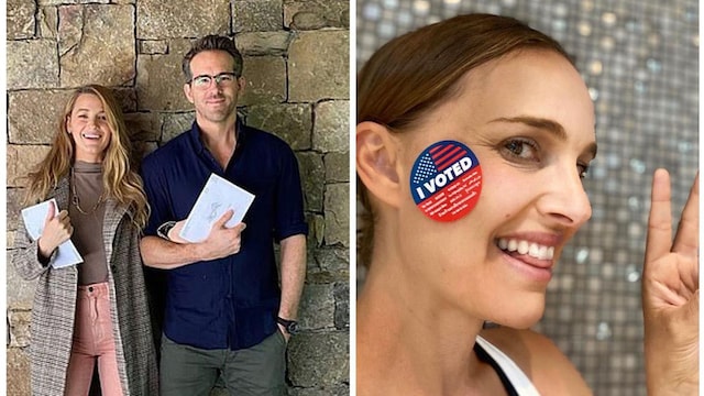 This is my first time voting in America. I'd like to thank my wife Blake for making my first time so gentle and loving