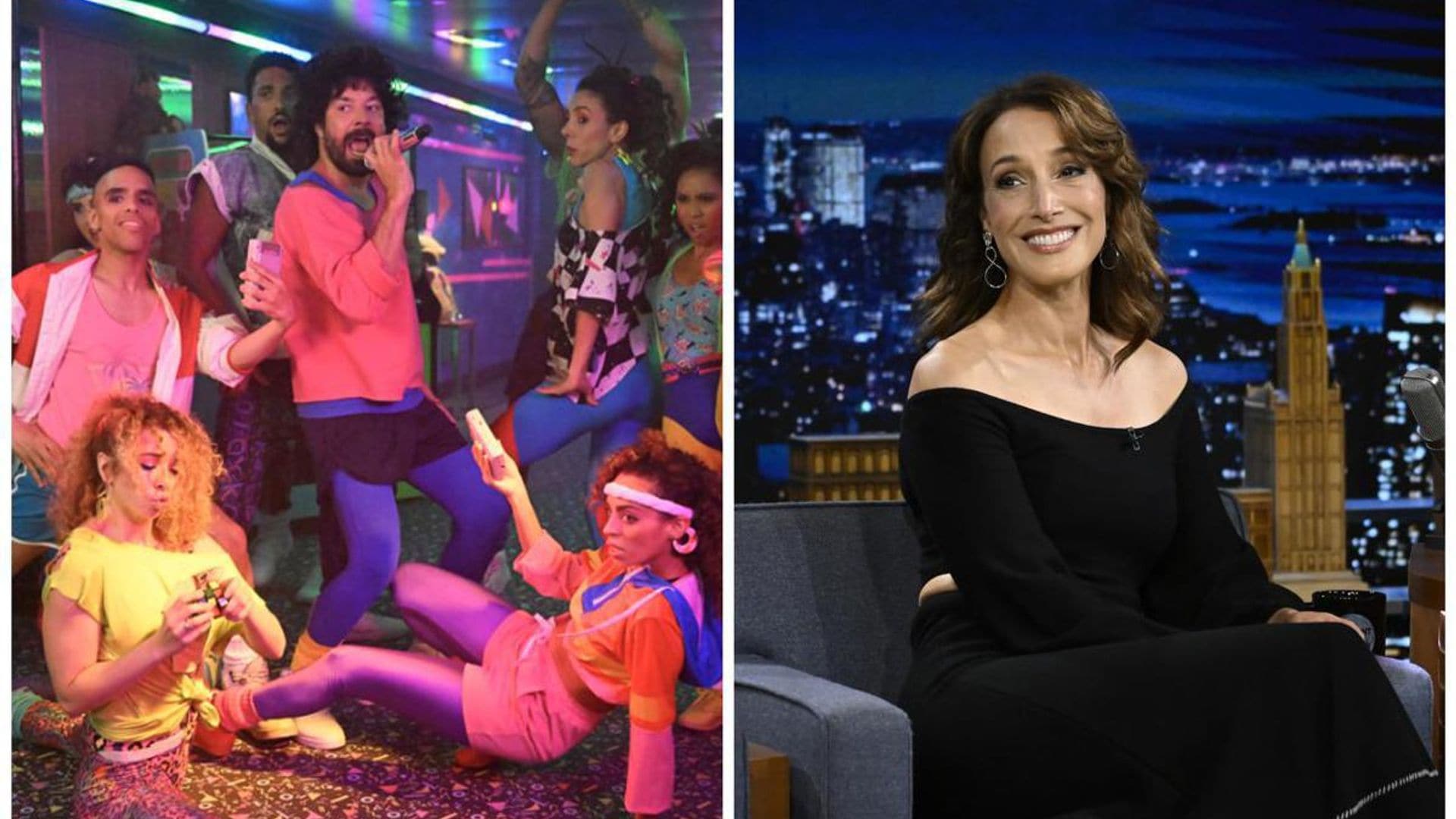 Jennifer Beals joins ‘80s-themed Jimmy Fallon episode