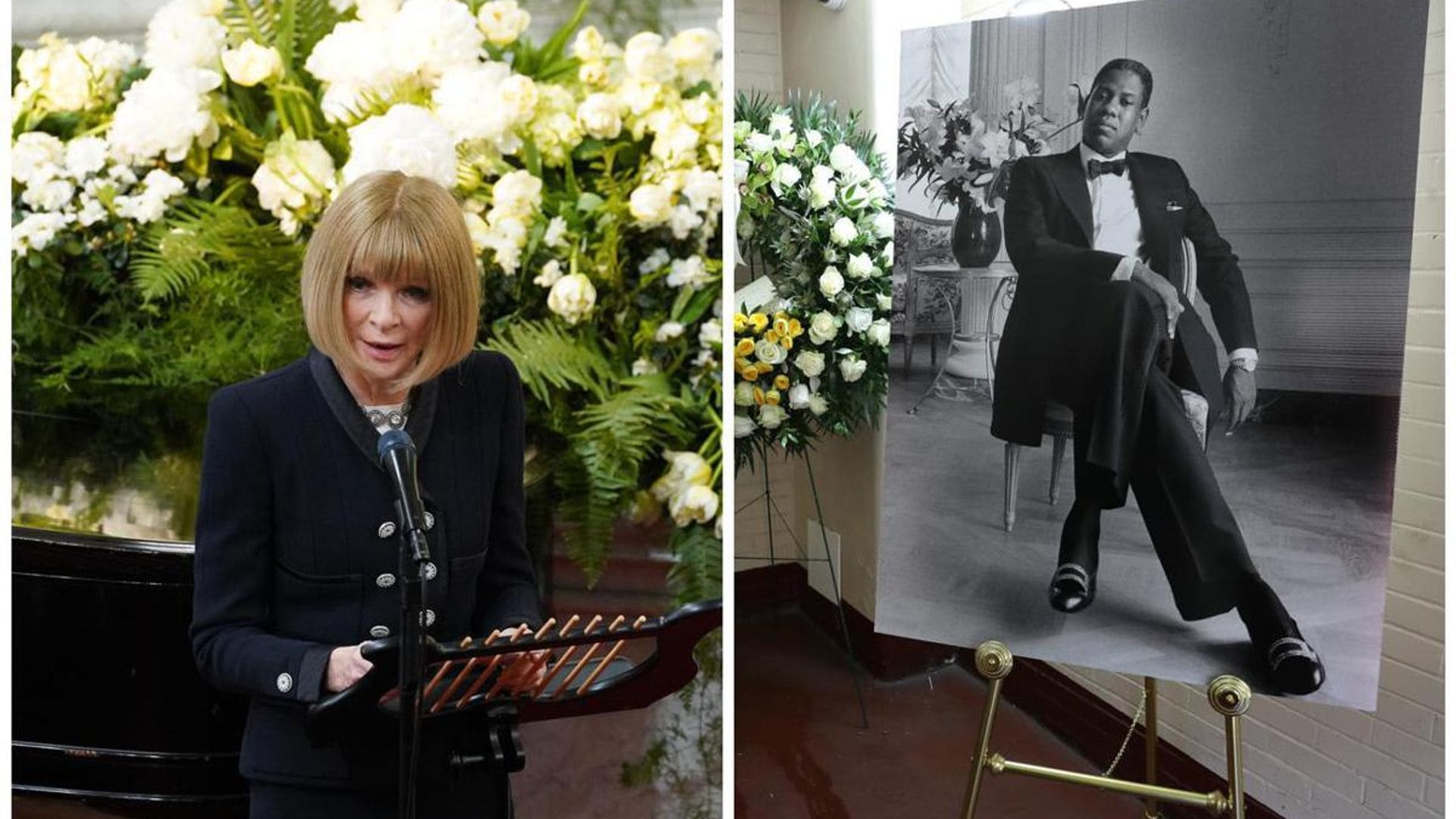 Anna Wintour gets emotional at Andre Leon Talley’s funeral