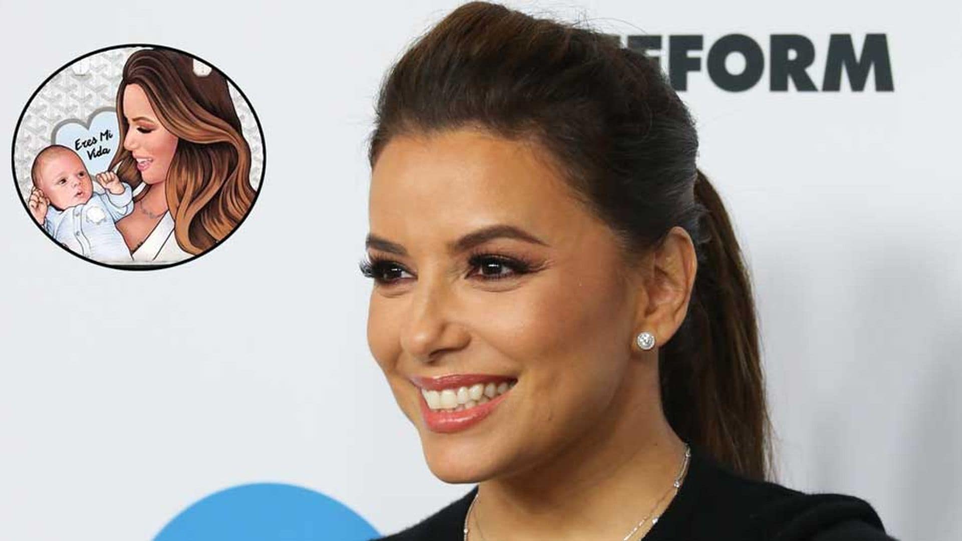 The sweet story behind Eva Longoria's personalized Santiago tote