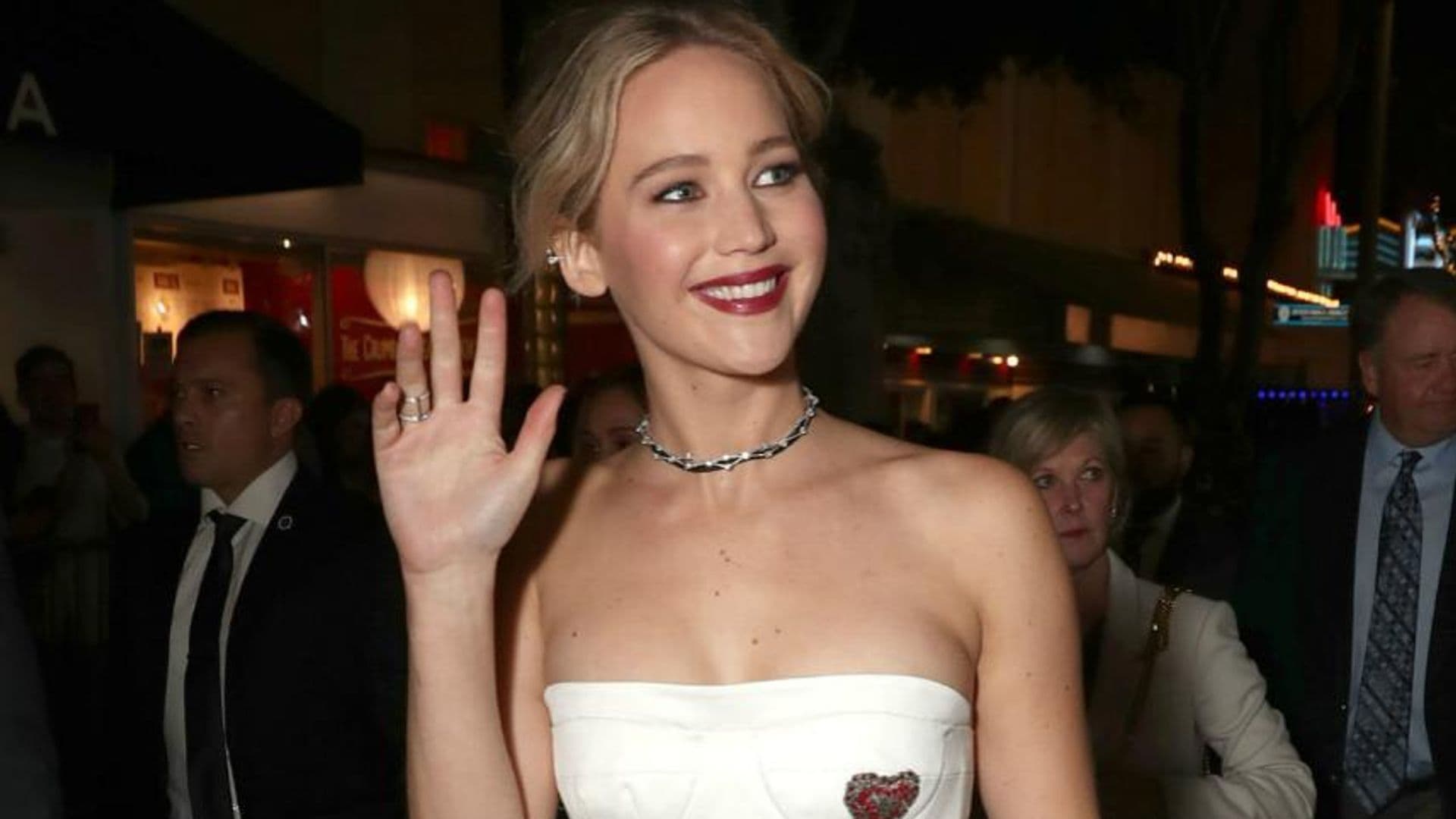 Jennifer Lawrence’s wedding weekend kicks off with A-list clambake