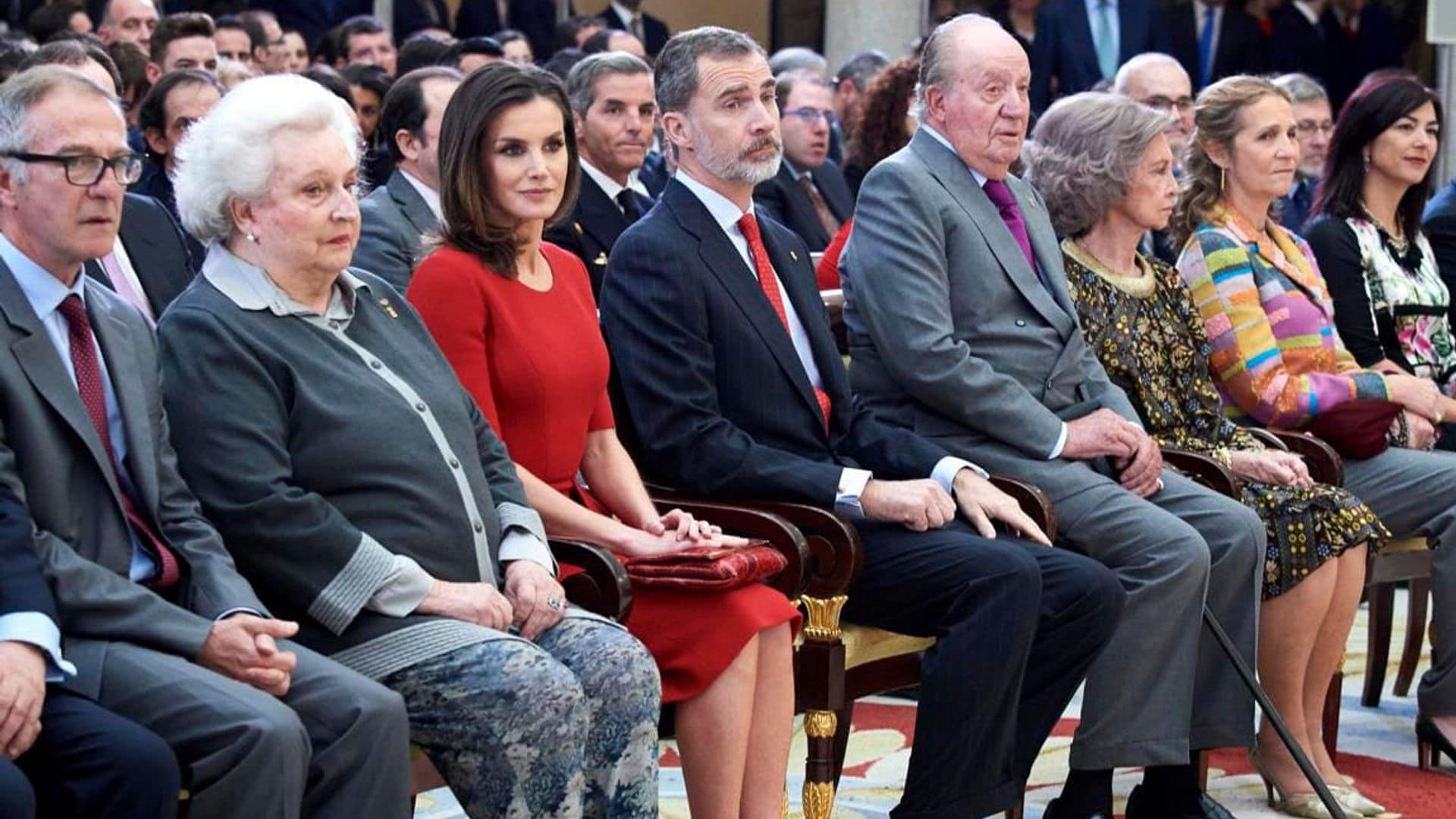 Spanish royals bid farewell to Infanta Pilar