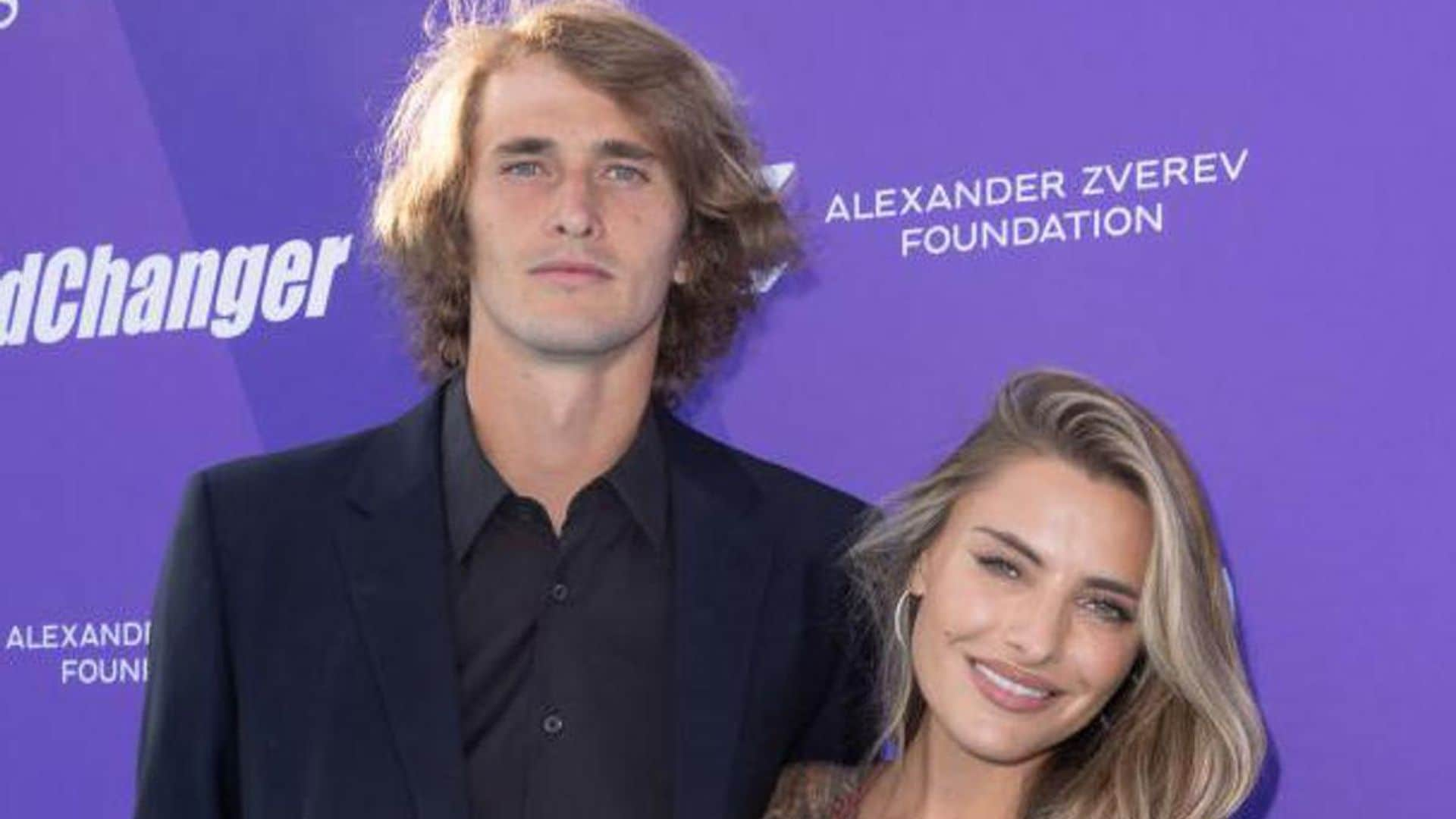 Alexander Zverev and Sophia Thomalla